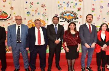 أختفال الأكاديمية المصرية للفنون بروما ومدرسة نجيب محفوظ 