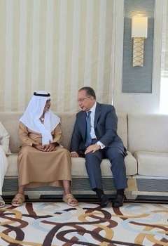 السفير المصري والوزير الإماراتي