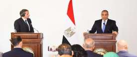 مؤتمر وزير الخارجية المصري
