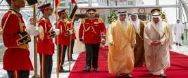 وصول الشيخ منصور بن زايد للكويت