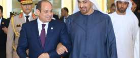 الشيخ محمد بن زايد والرئيس السيسي