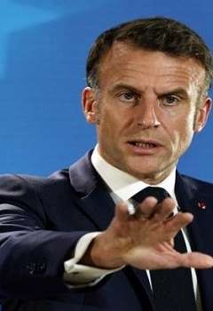الرئيس الفرنسي ايمانويل ماكرون