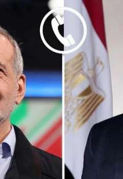 الرئيسان المصري والإيراني