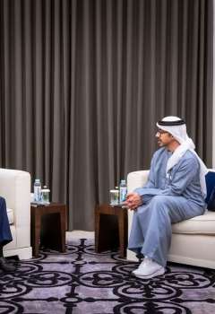 Abdullah bin Zayed receives Pakistani Deputy Prime Minister