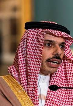وزير الخارجية السعودي الأمير فيصل بن فرحان