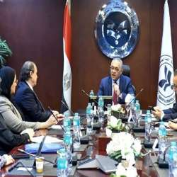 مباحثات كريستال مارتن في مصر