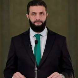 الرئيس السوري الانتقالي أحمد الشرع