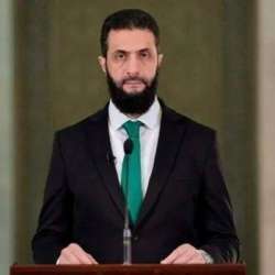 الرئيس السوري أحمد الشرع