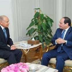 الرئيس السيسي وأحمد أبو الغيط