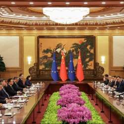 China, EU leaders meet in Beijing
