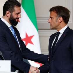 الرئيس الفرنسي ونظيره السوري