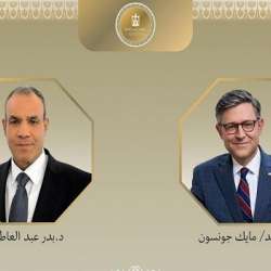 مايك جونسون وبدر عبدالعاطي