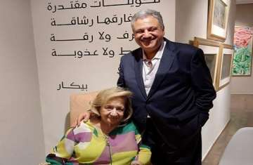 هشام كنعان مع أحد الأصدقاء