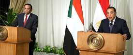 رئيس وزراء مصر ونظيره السوداني
