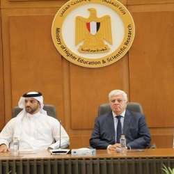 الوزير المصري ونائب حاكم الشارقة