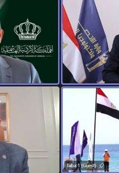 إنزال الكابل البحري في طابا
