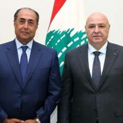جوزيف عون وحسام زكي