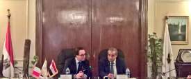 سفير فرنسا يلتقي بوزير التموين