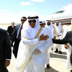 استقبال رئيس وزراء قطر