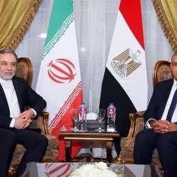 وزيرا الخارجية المصري والإيراني
