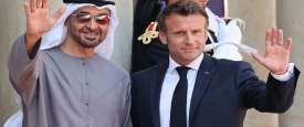 ماكرون ومحمد بن زايد