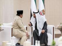 الرئيسان الإماراتي والإندونيسي