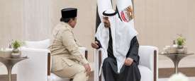 الرئيسان الإماراتي والإندونيسي