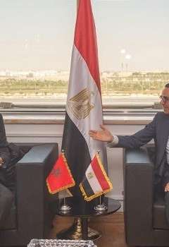 وزيرا التجارة المصري والمغربي
