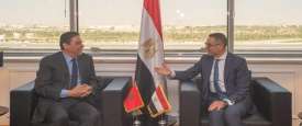 وزيرا التجارة المصري والمغربي