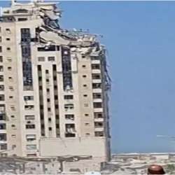إخلاء برج الغفري الذي يضم مؤسسات دولية وصحفية