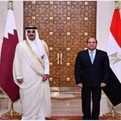 الرئيس السيسي وتميم