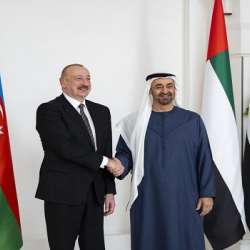 محمد بن زايد وإلهام علييف