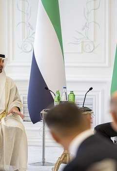 إلهام علييف ومحمد بن زايد