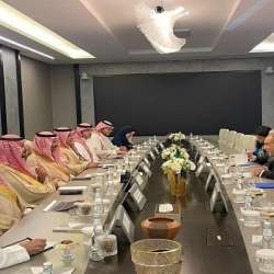 لقاء وزير الخارجية المصري ووزير الصناعة السعودي