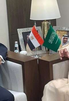 وزير التجارة السعودي ووزير الخارجية المصري