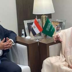 وزير التجارة السعودي ووزير الخارجية المصري