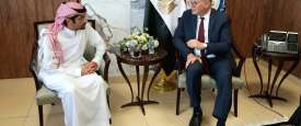 لقاء وزير البترول مع الوفد السعودي