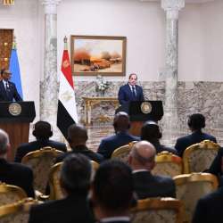 الرئيس السيسي ونظيره الرواندي