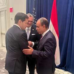 وزير الخارجية المصري مع نظيره الأمريكي