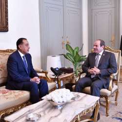 الرئيس السيسي ورئيس وزراء مصر