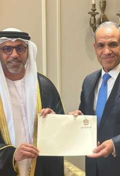 وزير خارجية مصر وسفير الإمارات الجديد
