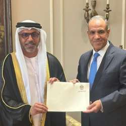 وزير خارجية مصر وسفير الإمارات الجديد