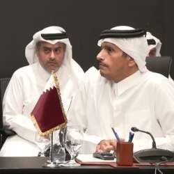 الوفد القطري في شرم الشيخ
