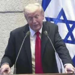 دونالد ترامب من الكنيست
