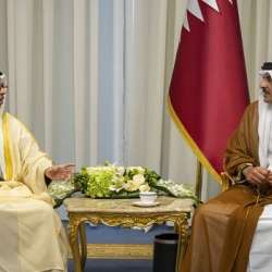أمير قطر ونائب رئيس الإمارات