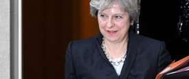 رئيس وزراء بريطانيا تيريزا ماي في لندن