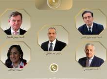وزراء خارجية مصر والدول الأربعة