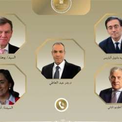 وزراء خارجية مصر والدول الأربعة