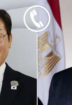 السيسي ونظيره الكوري