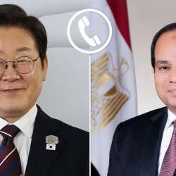 السيسي ونظيره الكوري